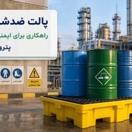 پالت ضدشیمیایی؛ راهکار نهایی برای ایمنی و کارایی بی‌بدیل در صنایع پتروشیمی