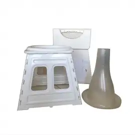 توالت فرنگی پلاستیکی تاشو  با کیف و  قیف ژله ای